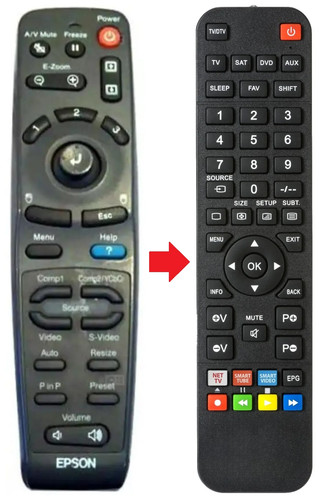 Telecomando adatto per epson - telecomando,