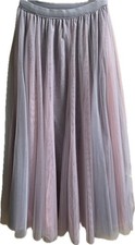 Gonna longuette in tulle