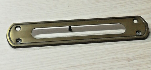 Targhetta porta ottone - , in