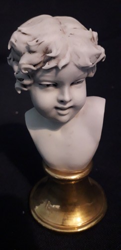Busto biscuit porcellana - biscuit,