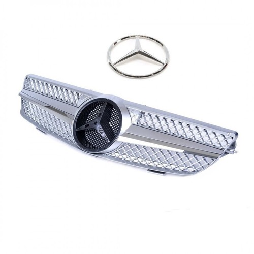 Calandre mercedes gris - mercedes,