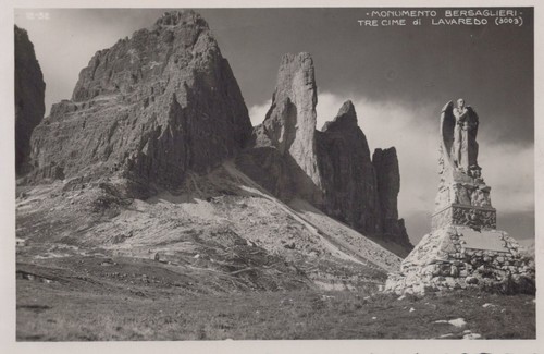 Cartolina tre cime di - cartolina,