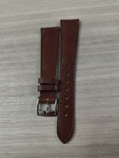 Brown leather strap 20mm