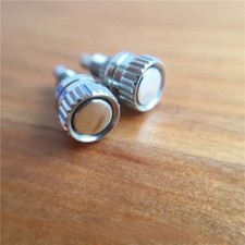 Pulsante in acciaio per Rolex