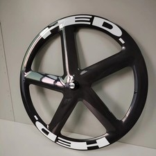 700C Full Carbon 5 Raggi Strada/Pista/Ingranaggio Fisso RuoteTrack Cricchetto Bici Ruota