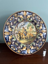 Ancien grand plat majolique - ancien,