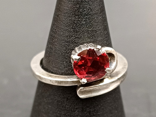 Anello vintage solitario con - vintage,