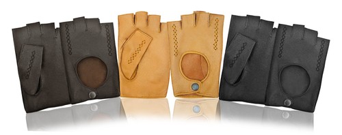 Pelle classico guanti moto - in,