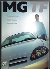MG TF 2002-2004 Brochure vendite mercato Regno Unito 115, 120 velocità passo, 135 e 160