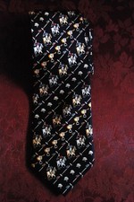 CRAVATTA PURA SETA 100% MADE IN ITALY CON CAVALLI E GIOCATORI DI POLO