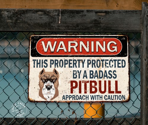 Insegna pit bull - insegna,