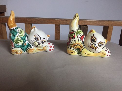 Gattini con palla ceramica - con,