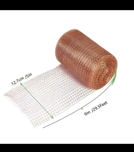 Roll 9mx12cm copper net - 1,