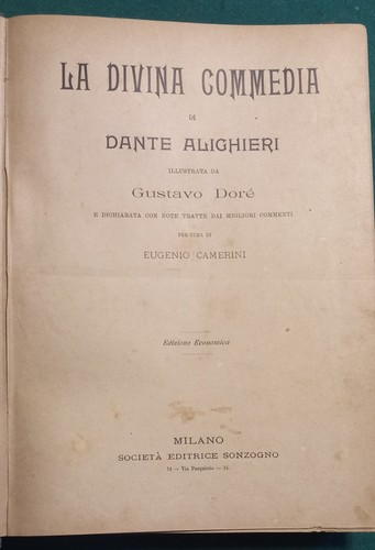 Divina commedia illustrata - divina,