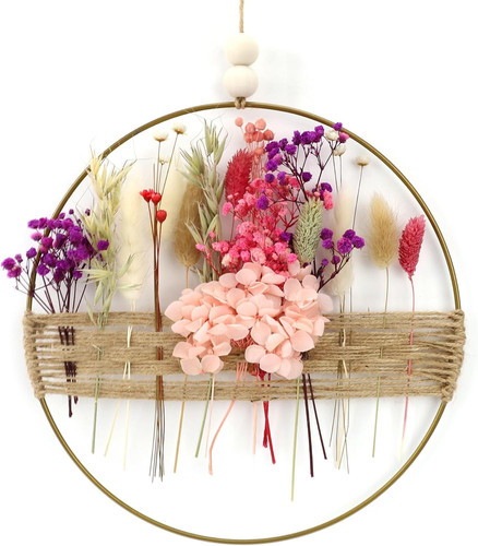 Ghirlanda fiori secchi 25 - fiori, secchi,