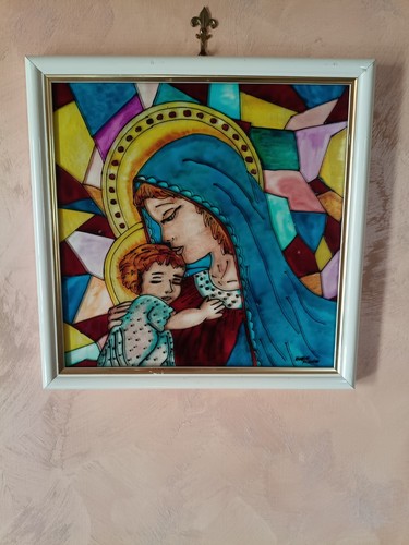 Vecchio quadro dipinto - , su