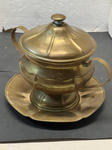Zuppiera antica ottone - zuppiera,