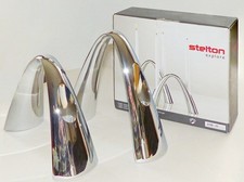 DUE Portacandele Stelton Cromo