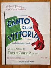 Fascismo Canto Vittoria Inno