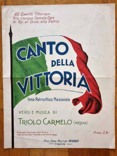 Fascismo canto vittoria inno - fascismo,