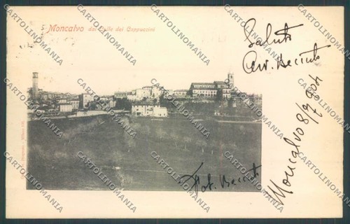 Asti moncalvo cartolina zb1723 - cartolina,