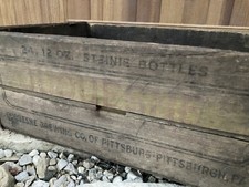 Cassa birra vintage in legno