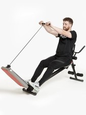 Panca allenamento 6 in 1 multifunzione con panca fitness pieghevole vogatore | NUOVA