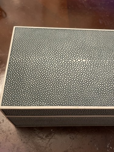 Scatola shagreen italiana anni - scatola,