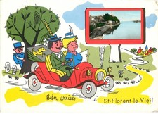 MAINE ET LOIRE  SAINT FLORENT LE VIEIL bien arrivés     (cpsm)