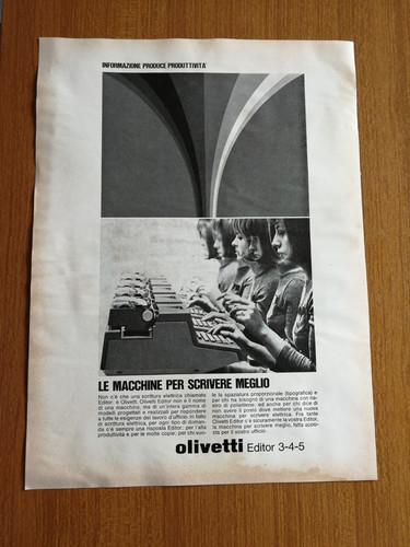 1970 olivetti editor - 1970,
