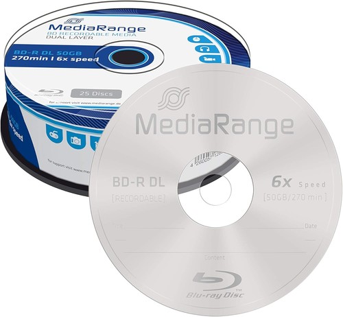 Mediarange blu ray bdr dl - mediarange,