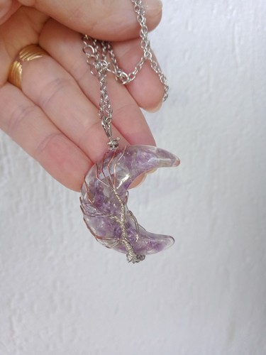 Collana ciondolo luna