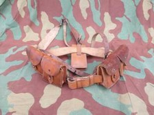 MAS - Cinturone, cintura, giberne, spallacci tracolla, taschetta (170B) (sp.s.)