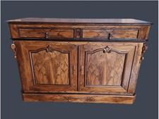 CREDENZA SERVANTE IN NOCE ORIGINALE EPOCA XIX SECOLO FRANCIA RESTAURATA