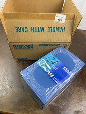 10 x Maxell B-D124L Xe Betacam Sp Videocassetta Qualità Broadcast NASTRO 124 MIN