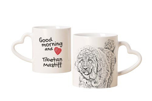 Mastino tibetano tazza - , con
