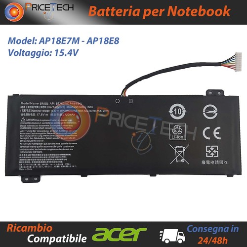 Batteria compatibile acer - batteria,