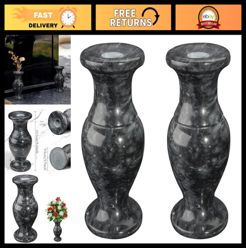 Set vaso cimitero marmo - set,