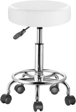 Sgabello Con Ruote Rotondo