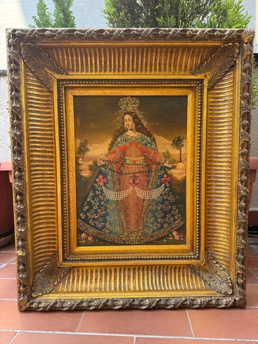 Antico dipinto xviii xix - dipinto, sec