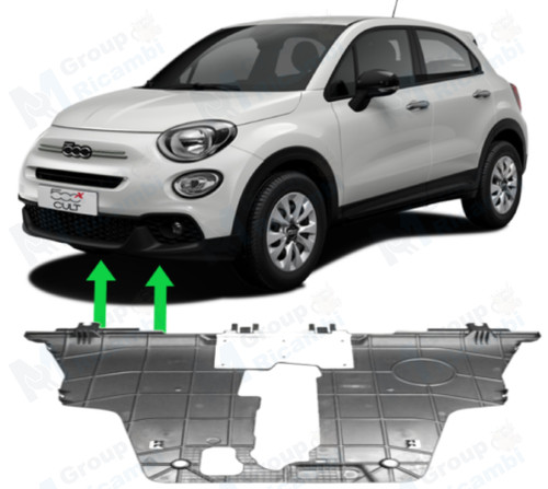 Fiat 500x riparo motore - riparo,