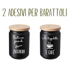 adesivi barattoli contenitori