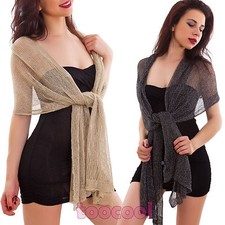 Sciarpa donna stola lurex