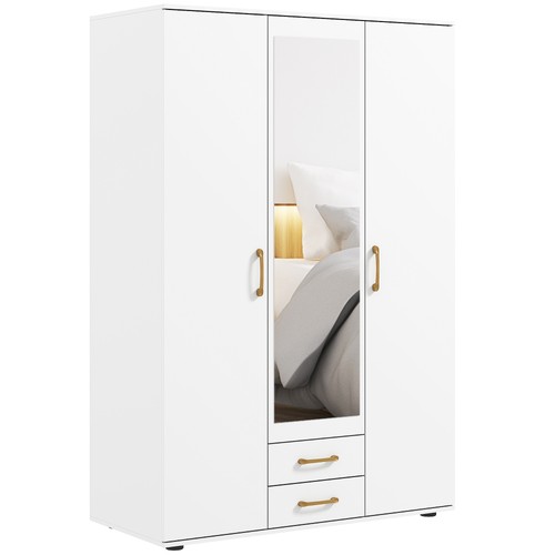 Homcom armadio con specchio - armadio,