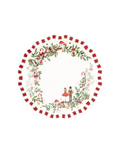 8 PIATTI  CM.24 CHRISTMAS