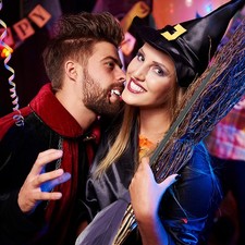  2 Pcs Costume Da Stregatto Arredamento Della Di Halloween Scopa Delle Streghe