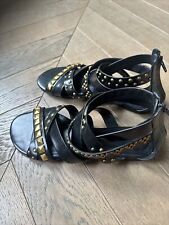 sandalo Ash  Di Pelle Color Nero