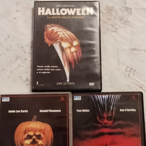 Halloween trilogia 3 dvd - trilogia,