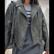 Giubbotto Pelle Biker Chiodo