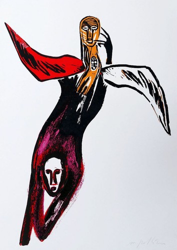 Mimmo paladino figura - paladino,,